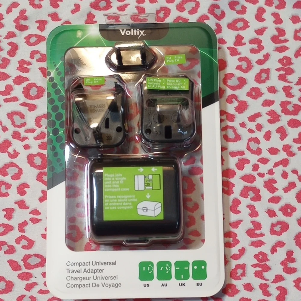 Black Universal Travel Adapter